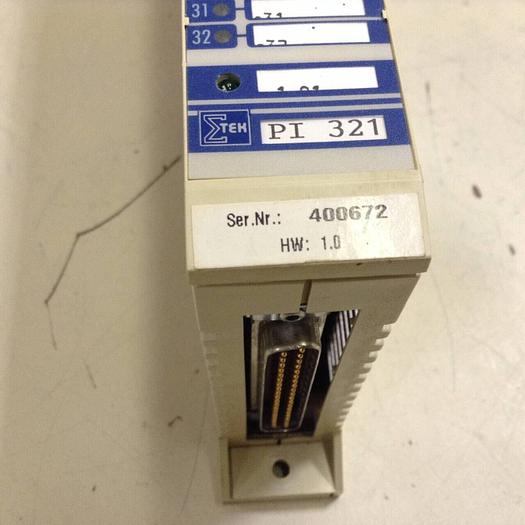 Used SIGMATEK Module PI321 01-003-321 #88988