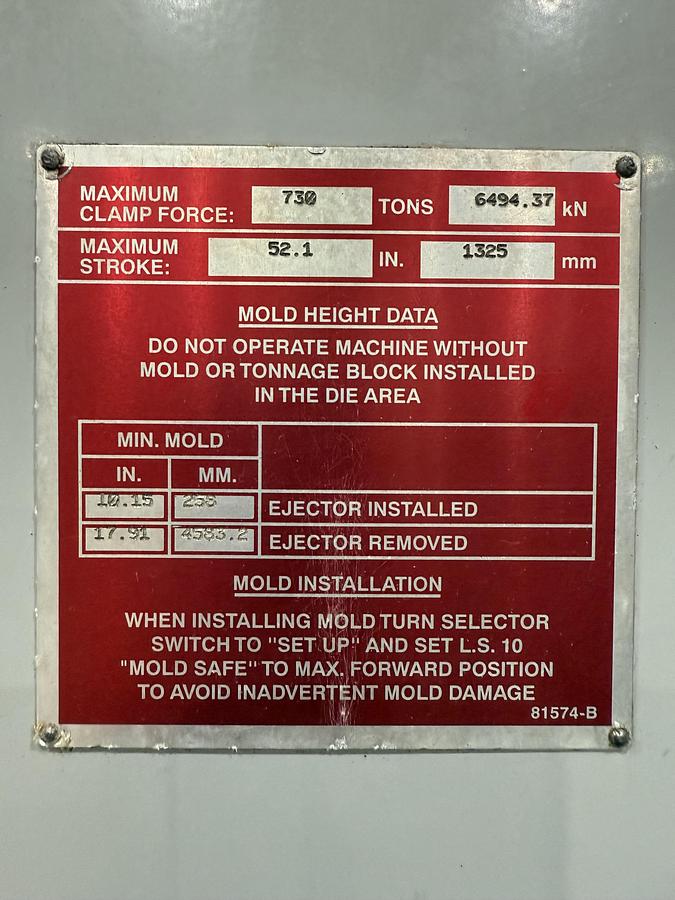 Used VAN DORN DEMAG 730HP4300