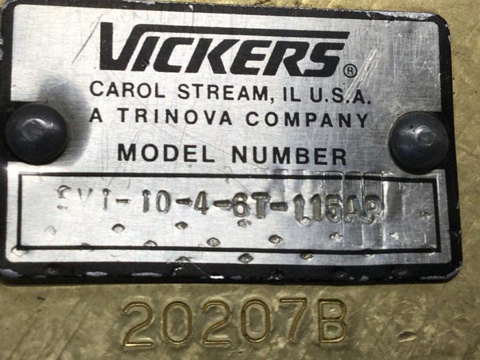 Used VICKERS Solenoid Valve SV11046T115AP #110914