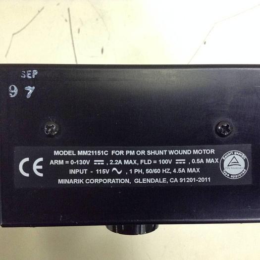 Used MINARIK Drive MM21151C #88590