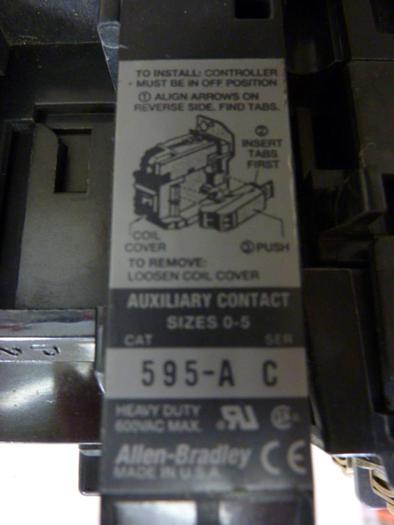 Used ALLEN BRADLEY AC Contactor 500F-BOD930 SER B #55279