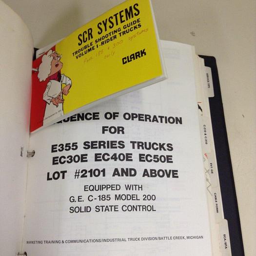 Used CLARK EQUIPMENT Various Manuals MANUAL SRC USED