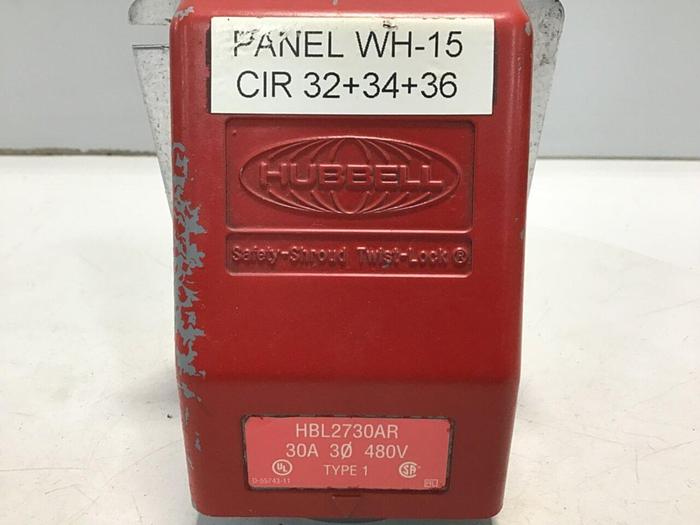 Used HUBBELL Safety Shroud Twist Lock HBL2730AR #116158
