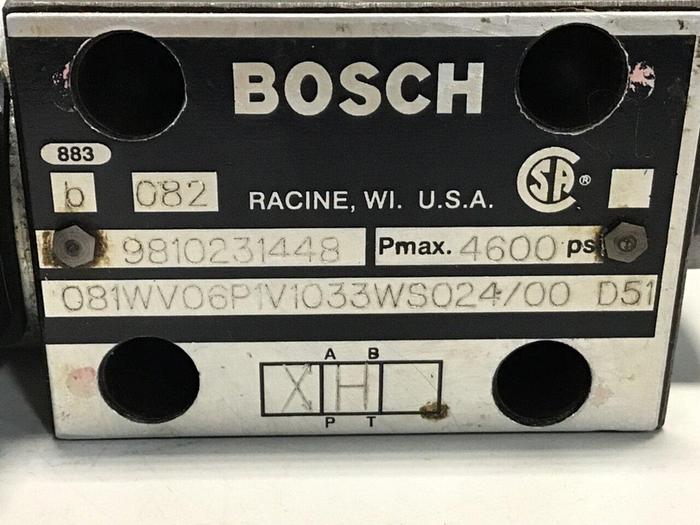 Used BOSCH Valve 081WV06P1V1033WS024/00D51 USED