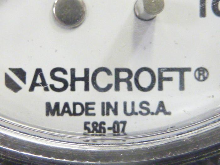 Used ASHCROFT Pressure Gauge 586-07 #45408