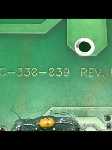 Used VAN DORN Analog Terminal Board PC330-039 330039 USED
