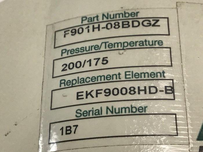 Used NUMATICS Air Filters F901H-08BDGZ #124504