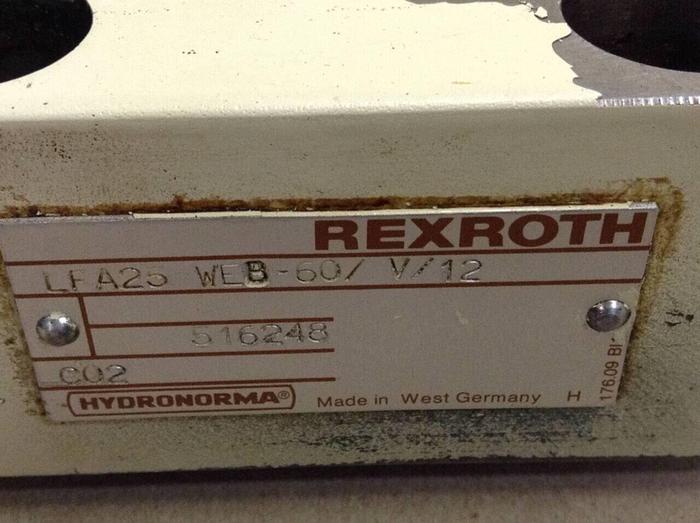 Used REXROTH Hydraulic Valve LFA25WEB60V12 #67759