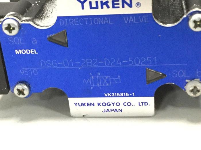 Used YUKEN Directional Valve DSG-01-2B2-D24-50251 #111277