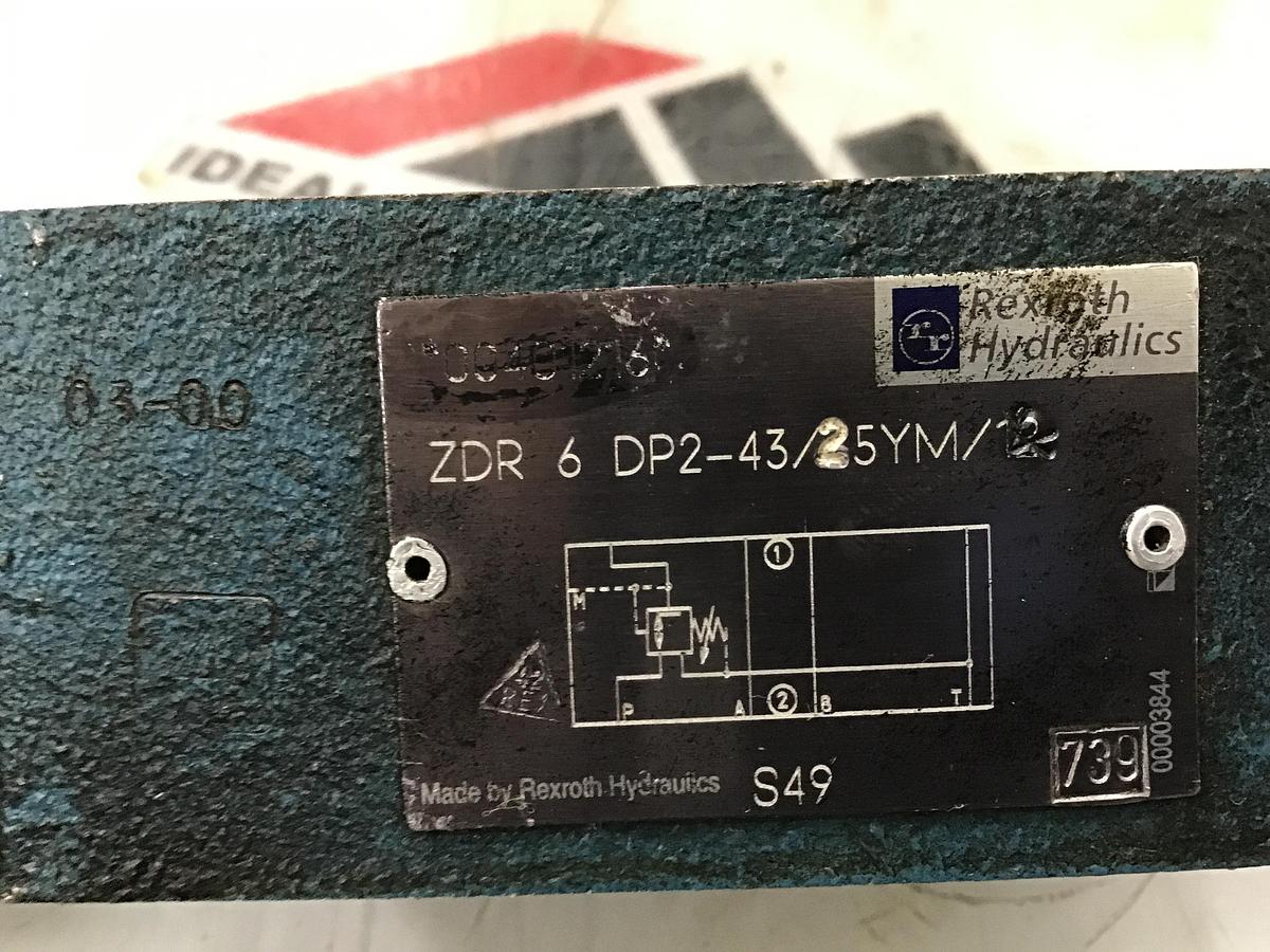 Used REXROTH ZDR6DP24325YM12 Valve Used #141513