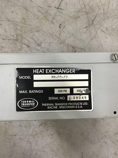 Used THERMAL TRANSFER Heat Exchanger RM-08-42 #144520