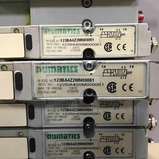 Used NUMATIC Manifold Block & Pneumatic Valves 239-1174 #94660