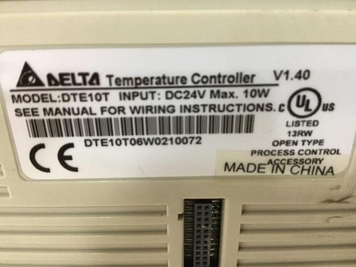 Used DELTA Temperature Control DTE10T #141476