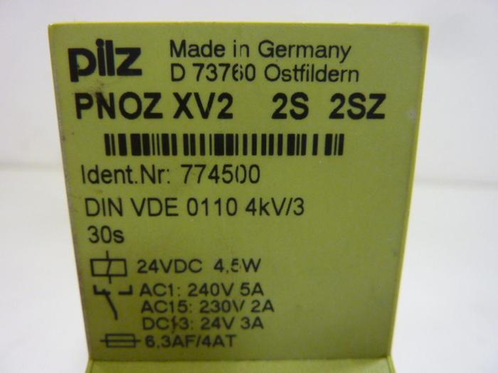 Used PILZ Safety Relay PNOZXV22S2SZ #52265