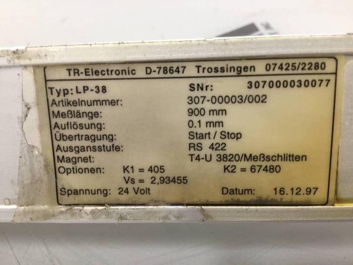 Used T&R ELECTRONIC Linear Encoder LP-38 900MM Used