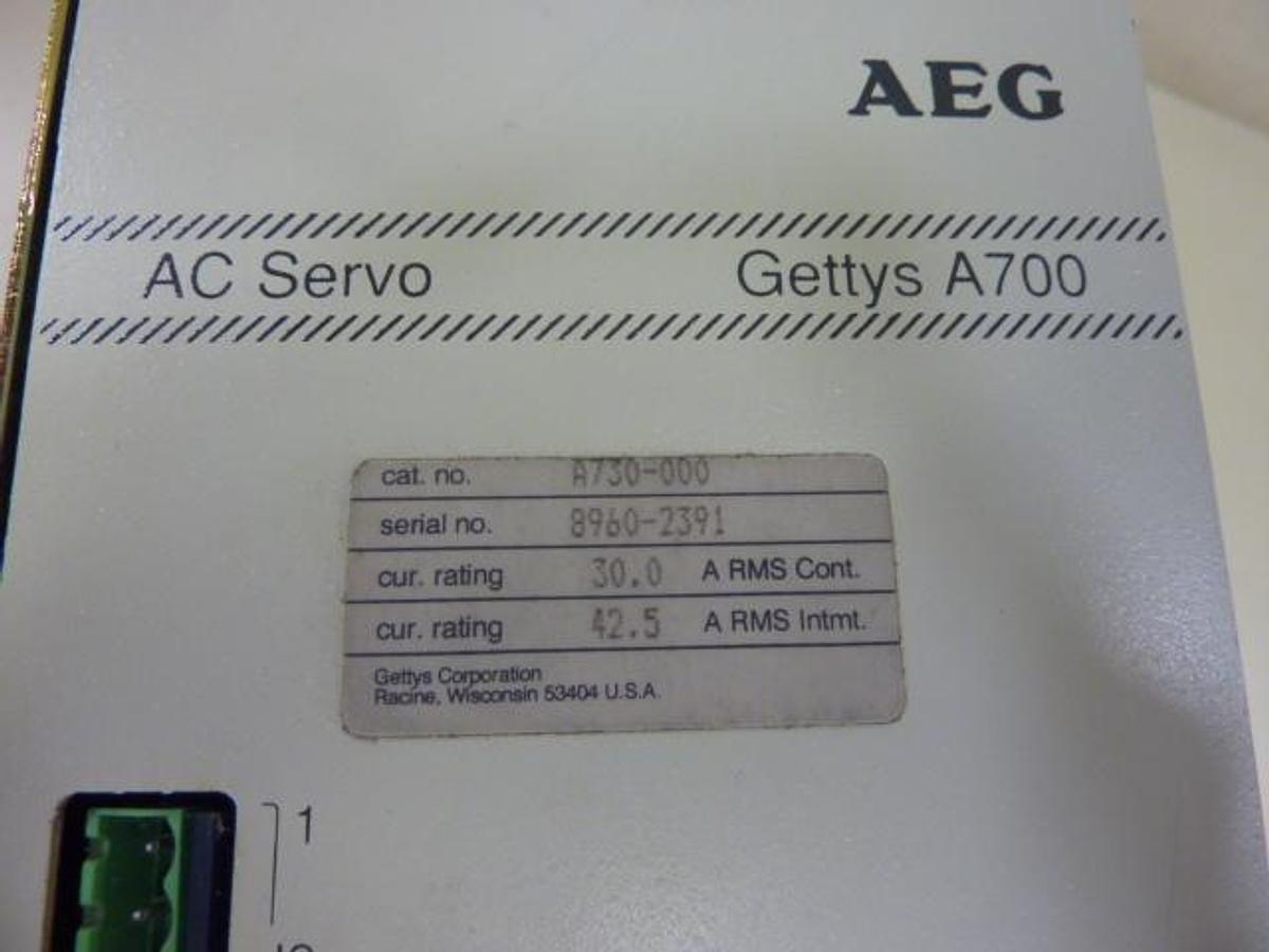 Used GETTYS Digital Servo Amplifier A730-000 #56843