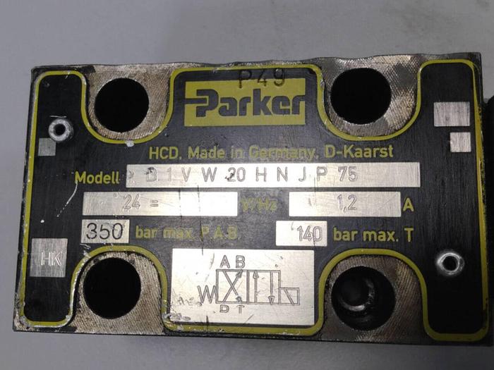 Used PARKER Valve D1VW20HNJP75 #98901