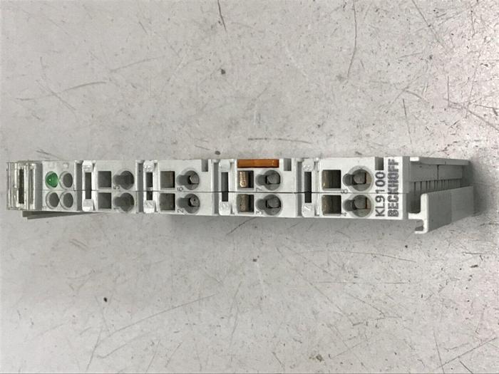 Used BECKHOFF Power Supply Terminal KL9100 #125232