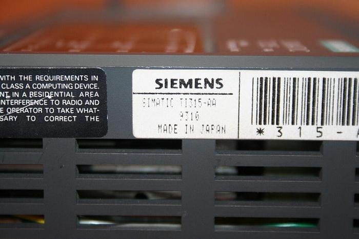 Used SIEMENS Central Processing Unit T1315-AA Used