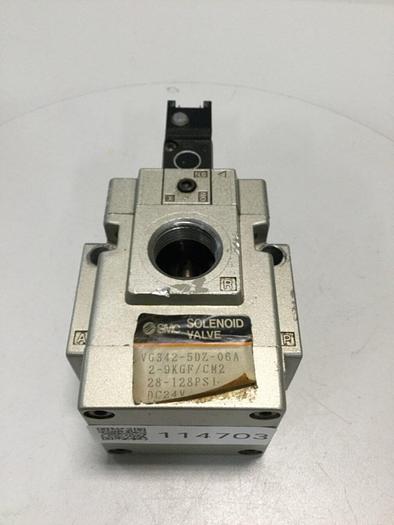 Used SMC Solenoid Valve VG342-5DZ-06A #114703