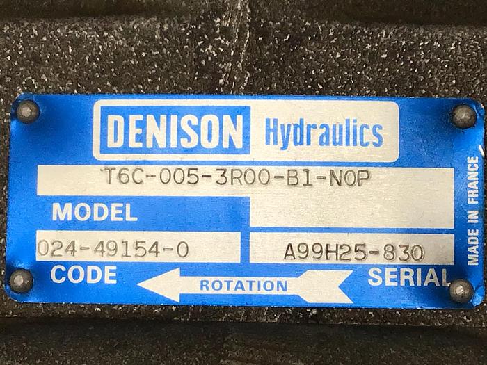 Used DENISON Pump T6C-005-3R00-B1-N0P Used #145040