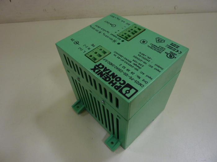 Used PHOENIX CONTACT Power Supply CM125-PS-120-230AC/24DC/5/F #55858
