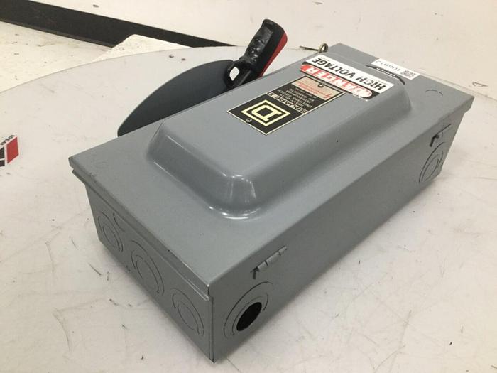 Used SQUARE D Safety Disconnect Switch H362 F1 #106912