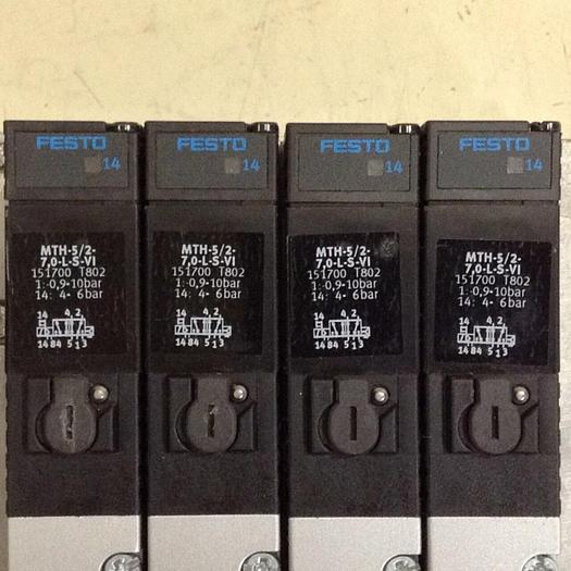 Used FESTO Control Block w/ Valves VIMP-03-B #69511