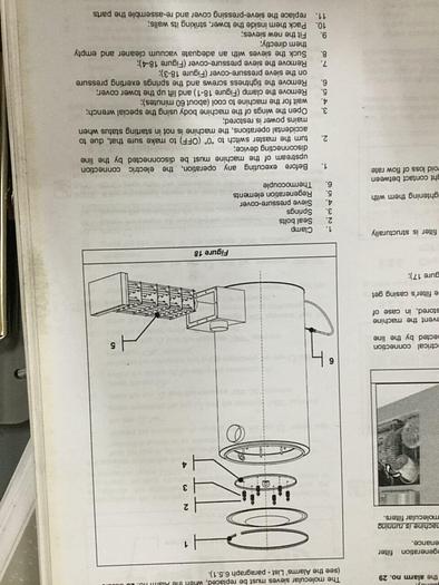 Used MORETTO Regeneration Element SX607 REG #112694