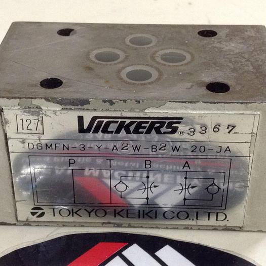Used VICKERS Control Valve DGMFN3YA2WB2W20JA #73508