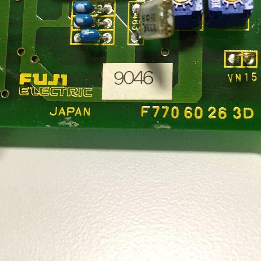 Used FUJI ELECTRIC Processor Card F770 60 26 3D F77060263D UM200-D0IC Used
