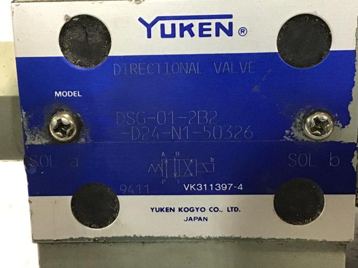 Used YUKEN Valve DSG-01-2B2-D24-N1-50326 #136724