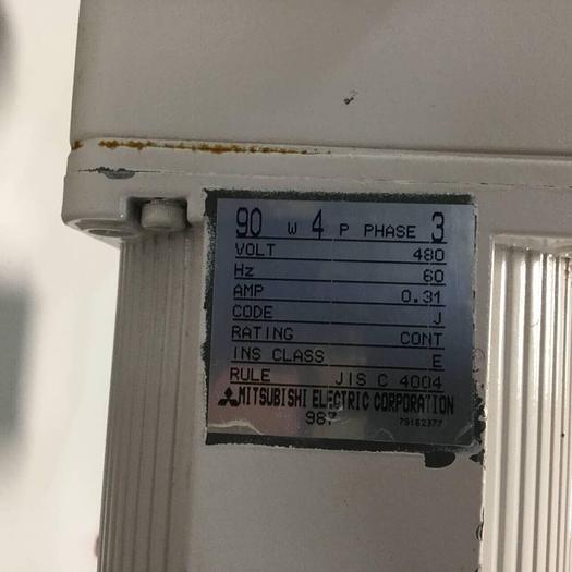 Used MITSUBISHI Geared Motor w/ Feed Throat Slide GM-JW USED