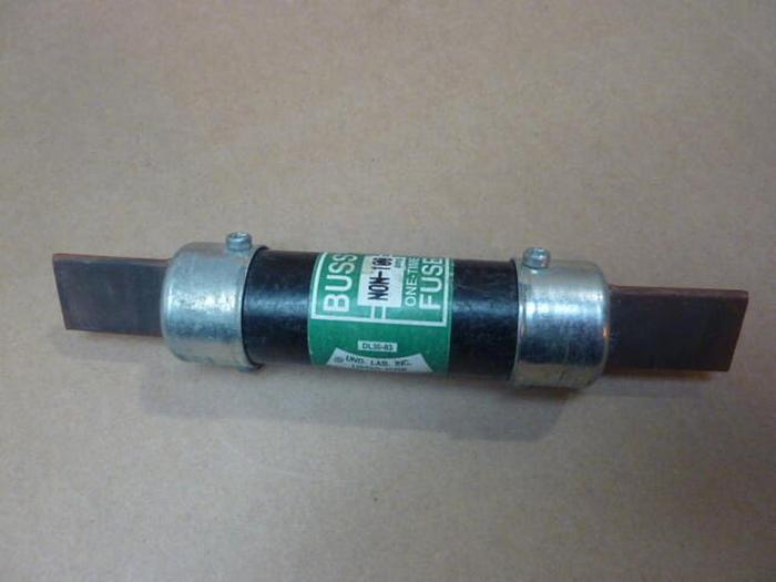 Used BUSSMANN 100 Amp Fuse NON-100 #31257