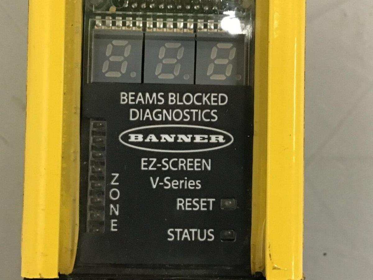 Used BANNER ENGINEERING Safety Light Screen SLSVAR30-1050Q8 USED