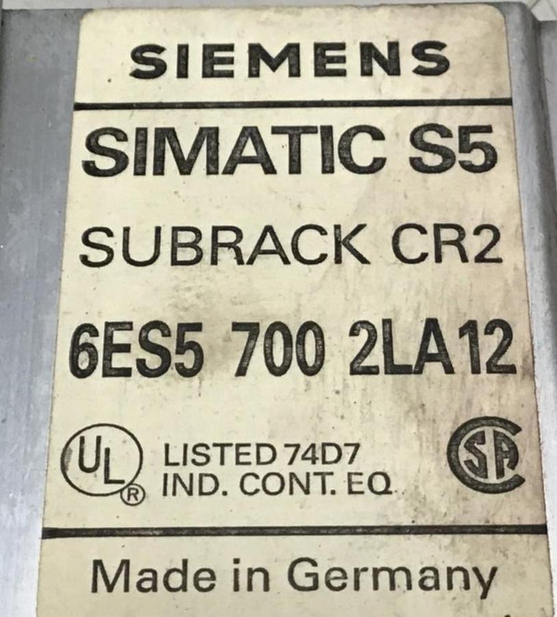 Used SIEMENS Rack Simatic S5 6ES5 700-2LA12 USED