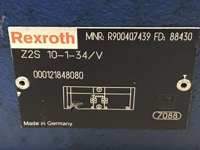 Used REXROTH Valve Z2S10134/V Used