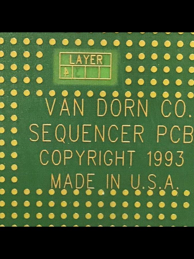 Used VAN DORN Sequencer Circuit Board PC330-029 330-029 #144363