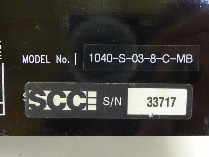 Used STATIC CONTROLS CORP Operator Interface 1040-S-03-8-C-MB #63098