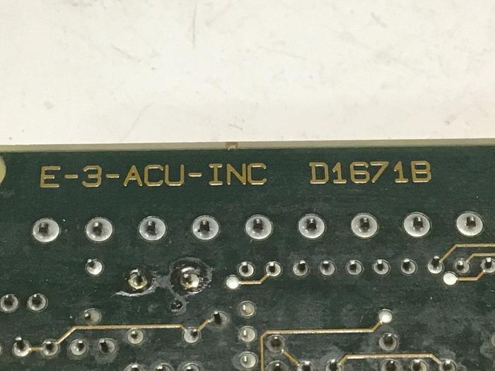 Used KEBA Circuit Board E-3-ACU-INC D1671B Used