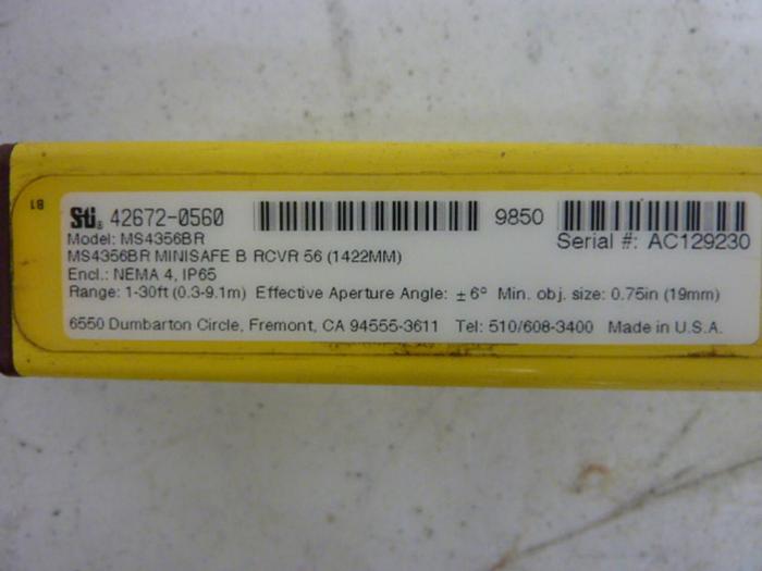 Used STI Light Curtain Receiver MS4356BR Used