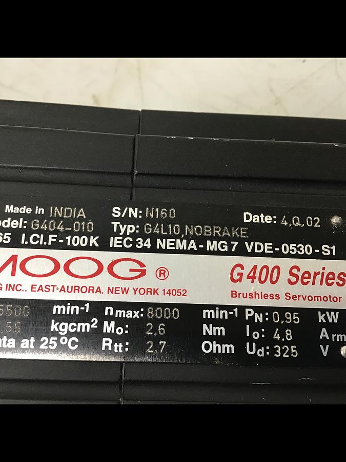 Used MOOG G404-010A