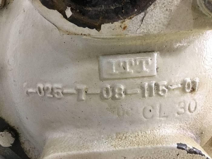 Used ITT Heat Exchanger 1-025-7-08-115-01 Used
