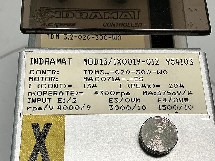 Used INDRAMAT TDM 3.2 -020-300-W0