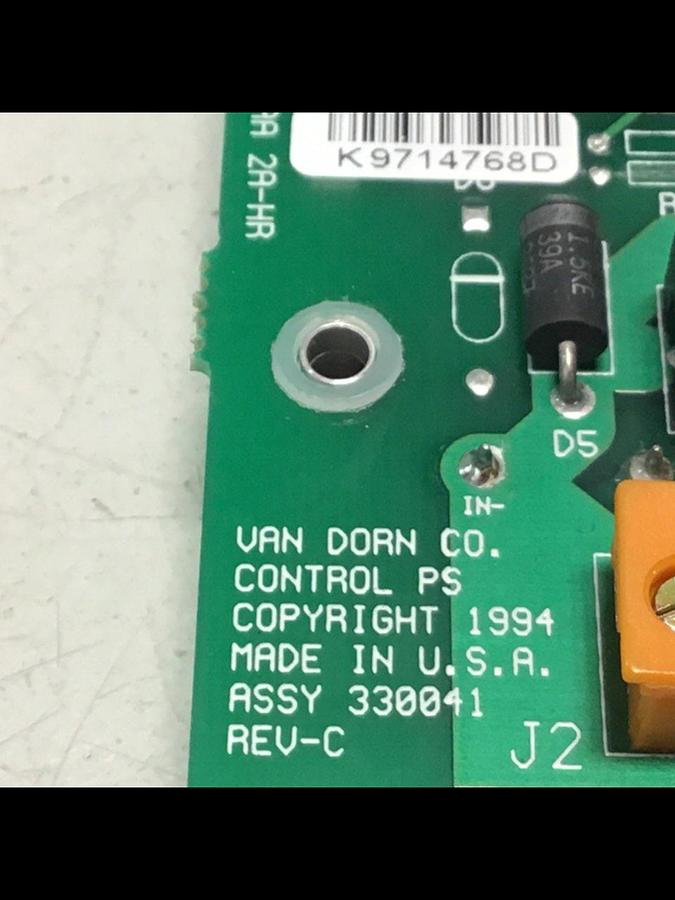Used VAN DORN Circuit Board 330041 PC330-041 Used