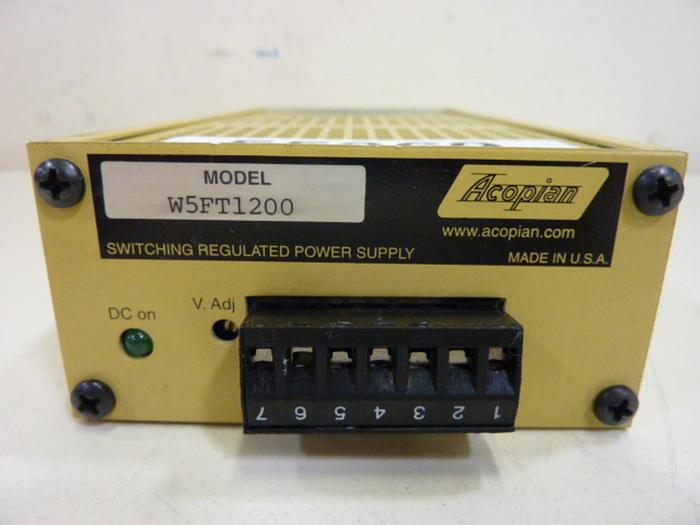 Used ACOPIAN Power Supply W5FT1200 #55369