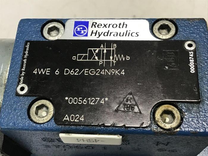 Used REXROTH Valve 4WE6D62EG24N9K4 Used
