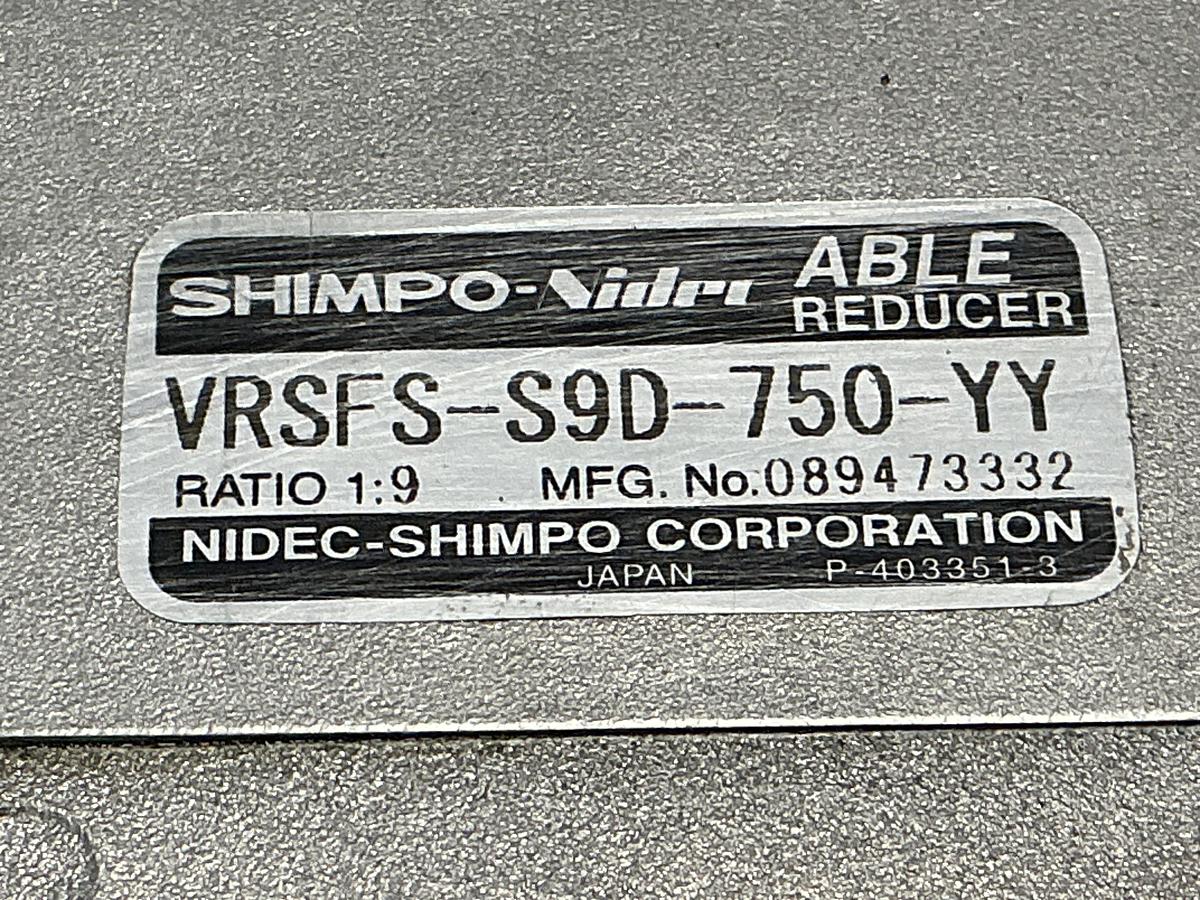 Used SHIMPO-NIDEC  VRSFS-S9D-750-YY