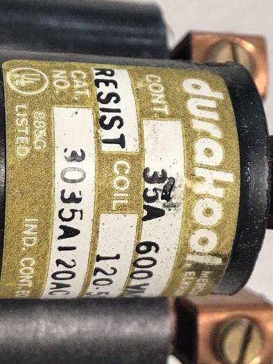 Used DURAKOOL Contactor Relay 3035A120AC #119071