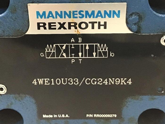 Used REXROTH Valve 4WE10U33/CG24N9K4 Used